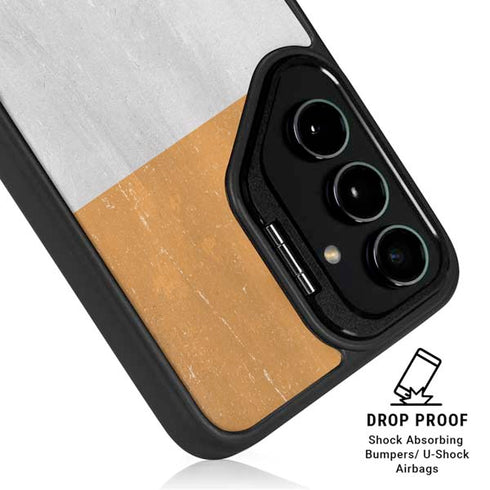 Ivory Coast Flag Distressed Galaxy S25 Ultra Kickstand Case
